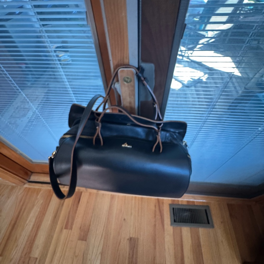 Made in Italy black leather